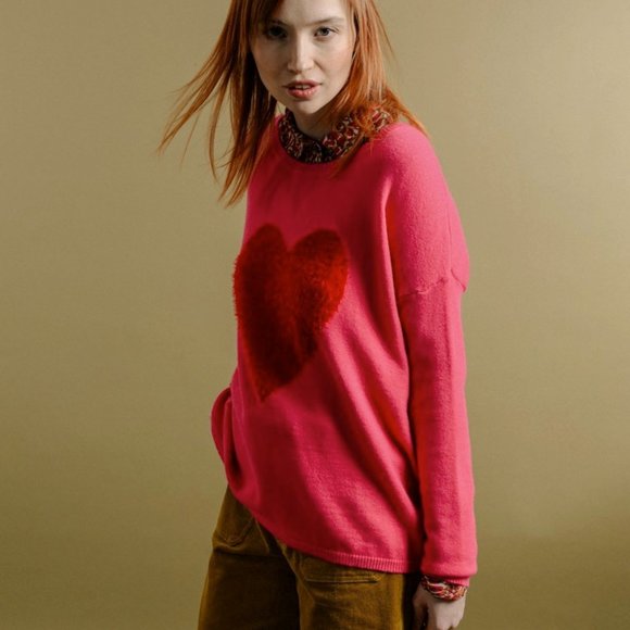 Heart Applique Sweater - Picture 9 of 9